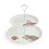 Royal Worcester Wrendale Designs 2-Tier Cake Stand - Mouse