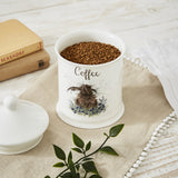 Royal Worcester Wrendale Coffee Canister - Bright Eyes