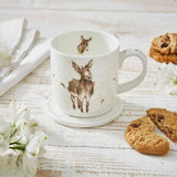 Royal Worcester Wrendale Mug & Coaster Set - Gentle Jack