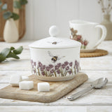 Royal Worcester Wrendale Sugar Bowl - 'Flight of the Bumblebee'