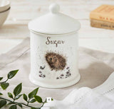 Royal Worcester Wrendale Sugar Canister - A Prickly Encounter
