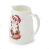 Royal Worcester Wrendale Designs Posy Jug - Festive Fox