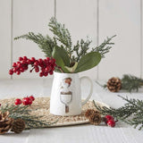 Royal Worcester Wrendale Designs Posy Jug - A Little Red Robin