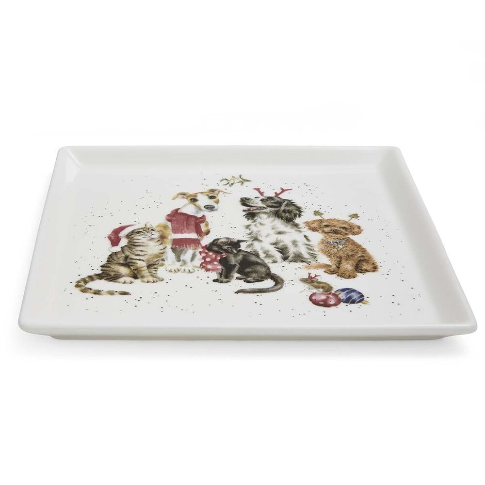 Royal Worcester Wrendale Designs Square Plate - Office Party