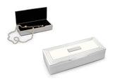 Whitehill Giftware Jewellery Box - White Love Link Oblong