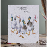 Wrendale Designs Greeting Card - Duck 'Party Time'