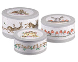 Wrendale Designs Christmas Cake Tin Nest - Set of 3