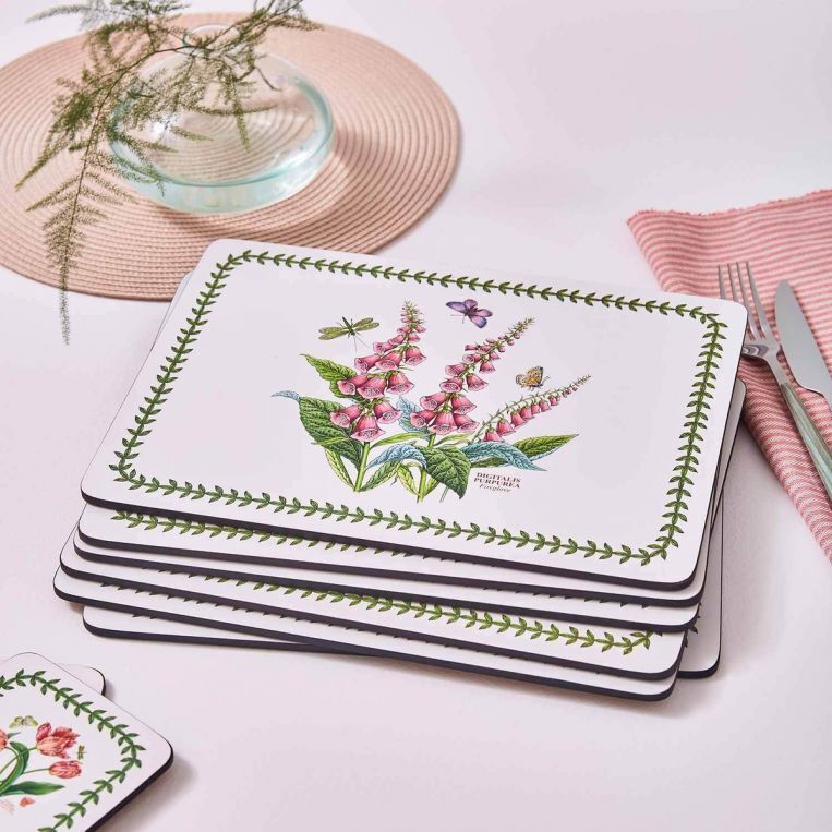 Pimpernel Botanic Garden - Regular Placemats - (Set of 6) Mixed Motifs