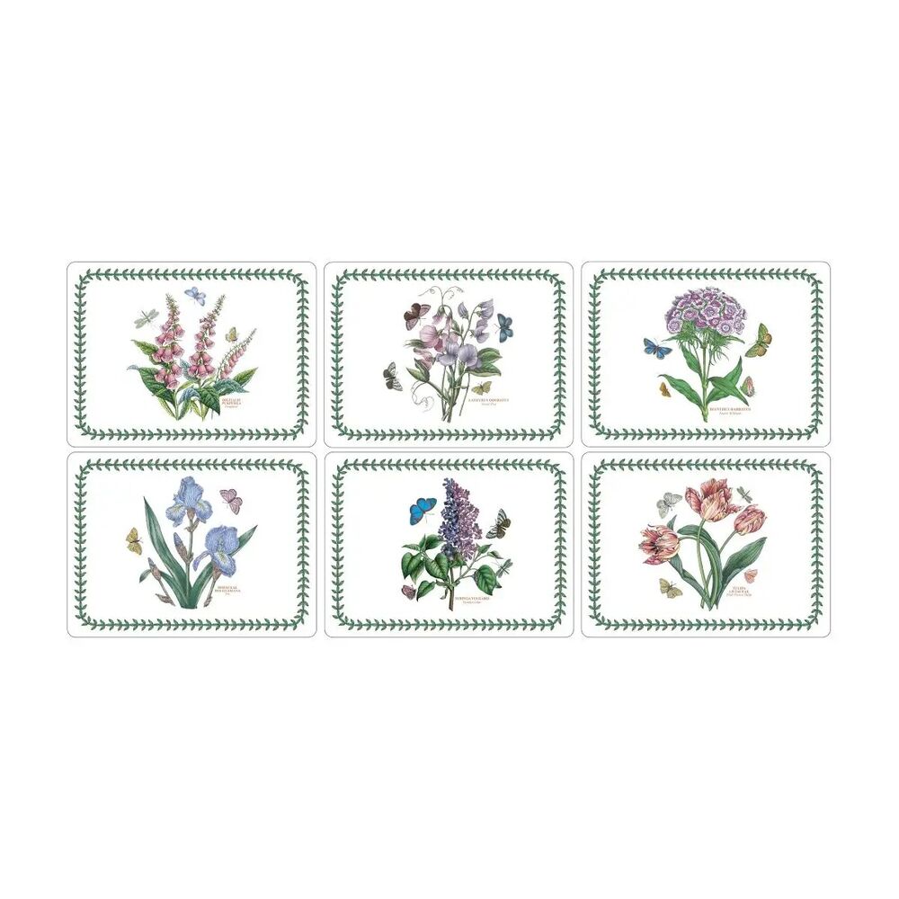 Pimpernel Botanic Garden - Regular Placemats - (Set of 6) Mixed Motifs