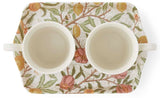 Spode Morris & Co - Fruits & Marigold Mugs & Trays - 180ml (Set of 2)