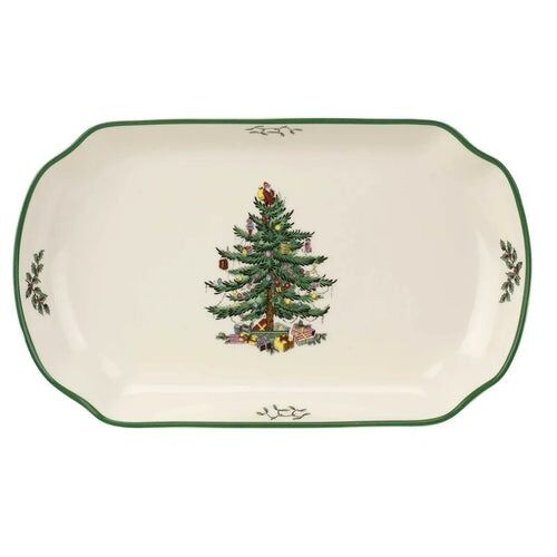 Spode Christmas Tree - Rectangular Serving Tray 29.5cm
