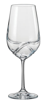 Bohemia Crystal Turbulence Wine Glass 350ml Set of 2