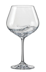 Bohemia Crystal Turbulence Burgundy 570ml Set of 2